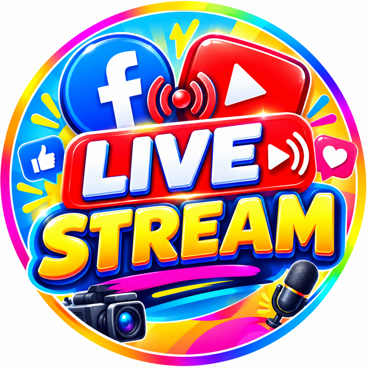 โปรแกรมสตรีมมิ่ง facebook youtube mp.4